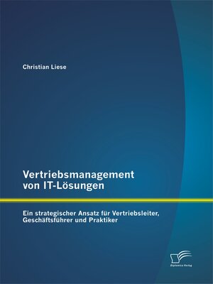 cover image of Vertriebsmanagement von IT-Lösungen